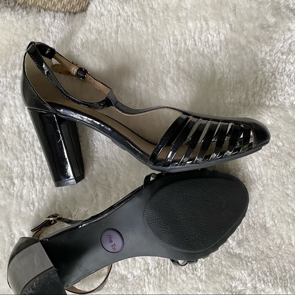 me too black patent shoe ankle strap SIZE 7-1/2 M - Picture 6 of 10